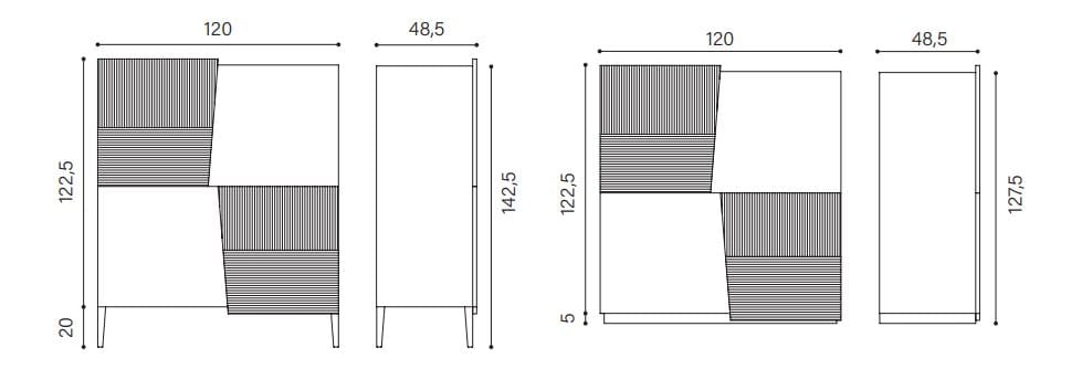 Шкаф из массива дерева с распашными дверцами Devina Nais Ноль.16 ARCH-00138780 - Вид №5