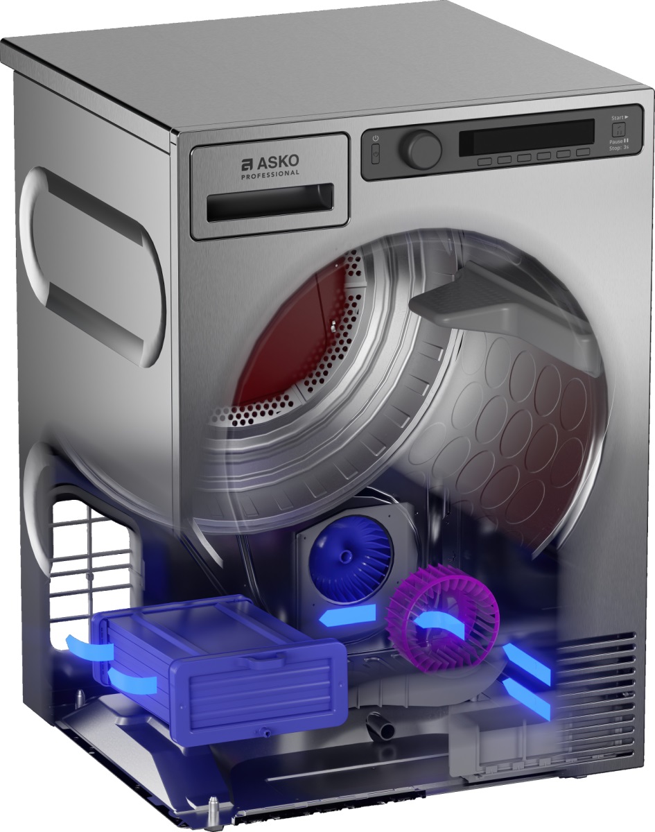 5484804 Сушильная машина Asko TDC1772C.T серый STDN-0001390 - Вид №4