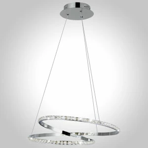 Подвесной светодиодный светильник Eurosvet 90062/2 хром EUROSVET 90062 200219 Хром