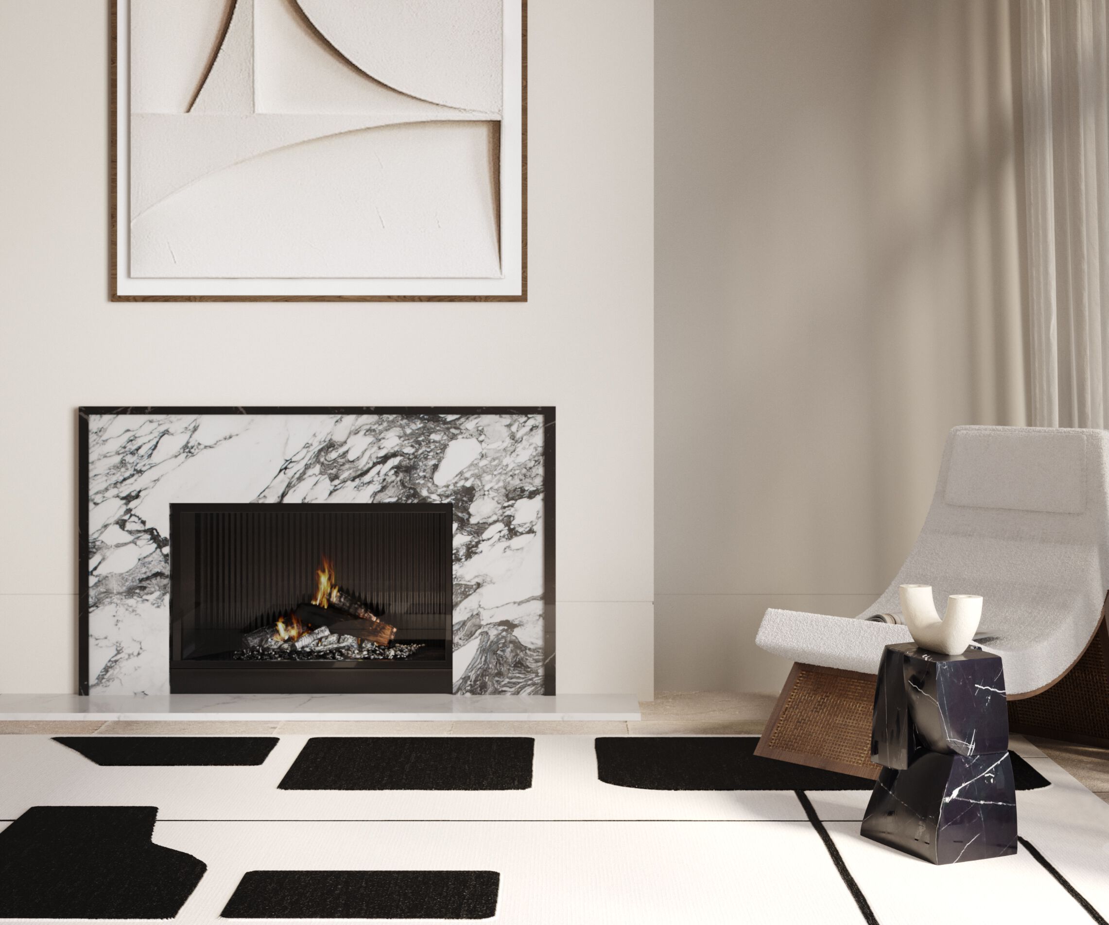 Прямоугольный ковер ручной работы из шерсти Tapis Rouge ЭКО ARCH-00059864 - Вид №1