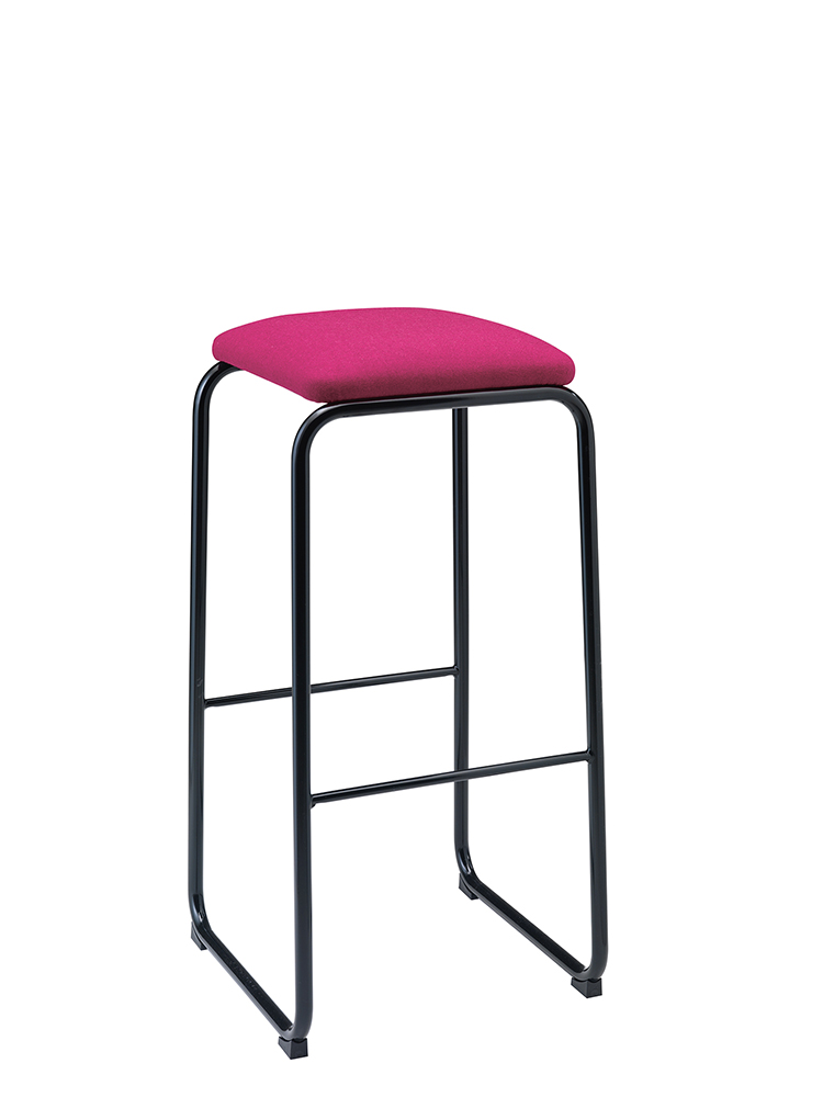 Sharing 388 Барный стул со стальным каркасом. Сиденье мягкое. Et al. Sharing - Вид №1