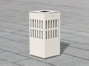 Нержавеющая сталь открытый мусорный бак