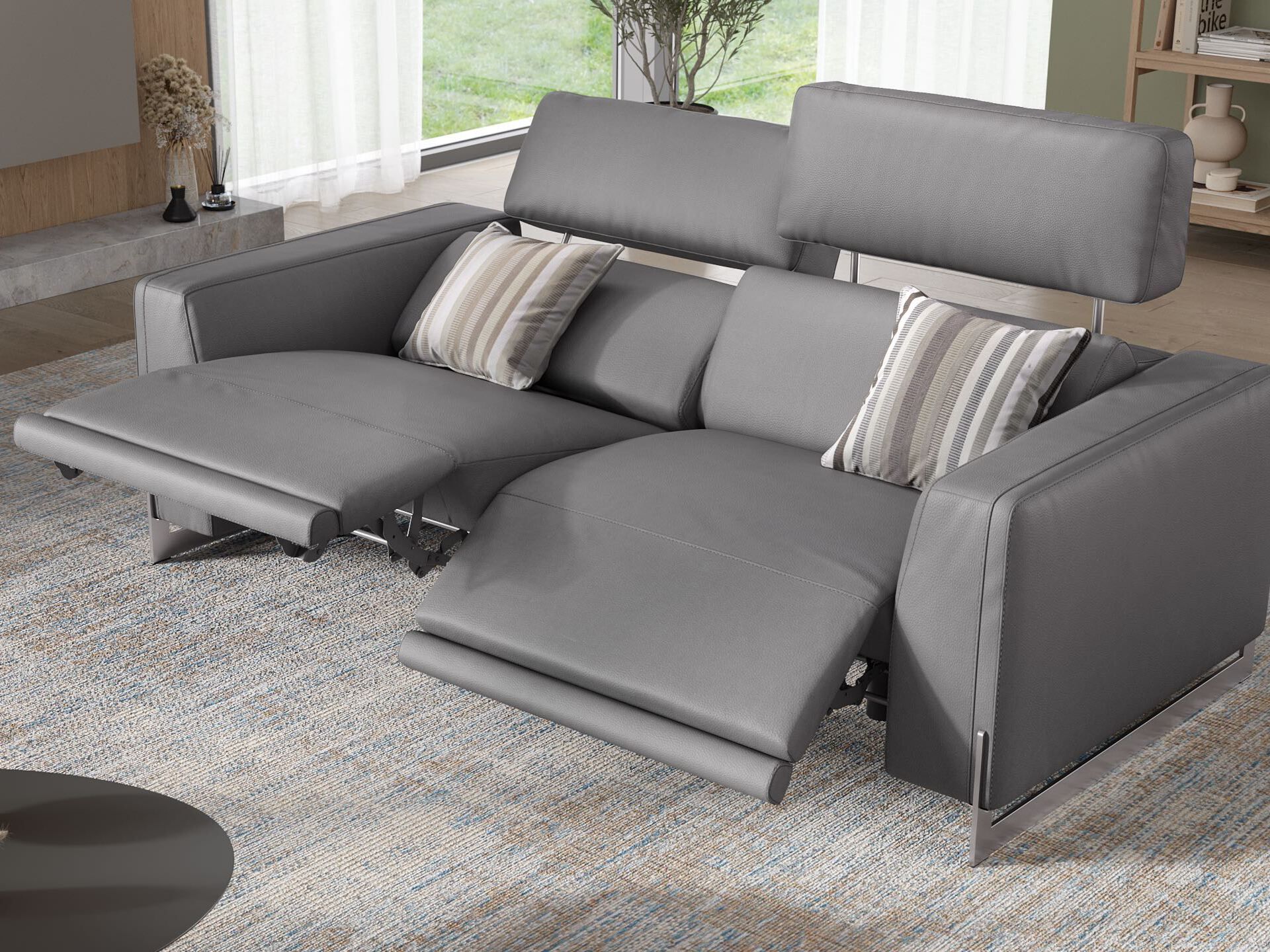 3-местный кожаный диван Sofanella Amelia ARCH-00100221 - Вид №2