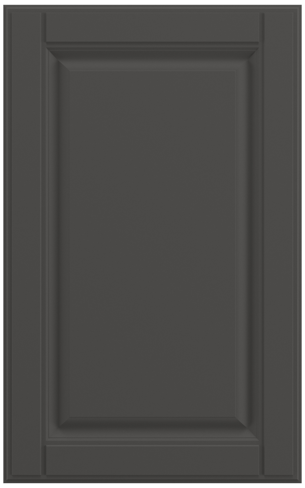 Фасады для кухни Кантри Фрезеровка «Прямоугольник Фолк» Графит софттач №505 SIDAK SIST1890-218