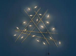 Латунный светодиодный настенный светильник