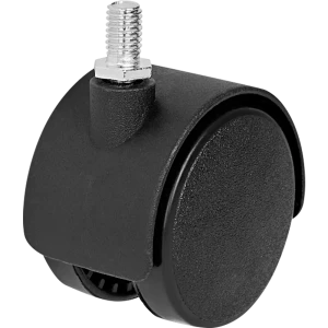 Колесо поворотное с тормозом 50 мм до 50 кг цвет черный