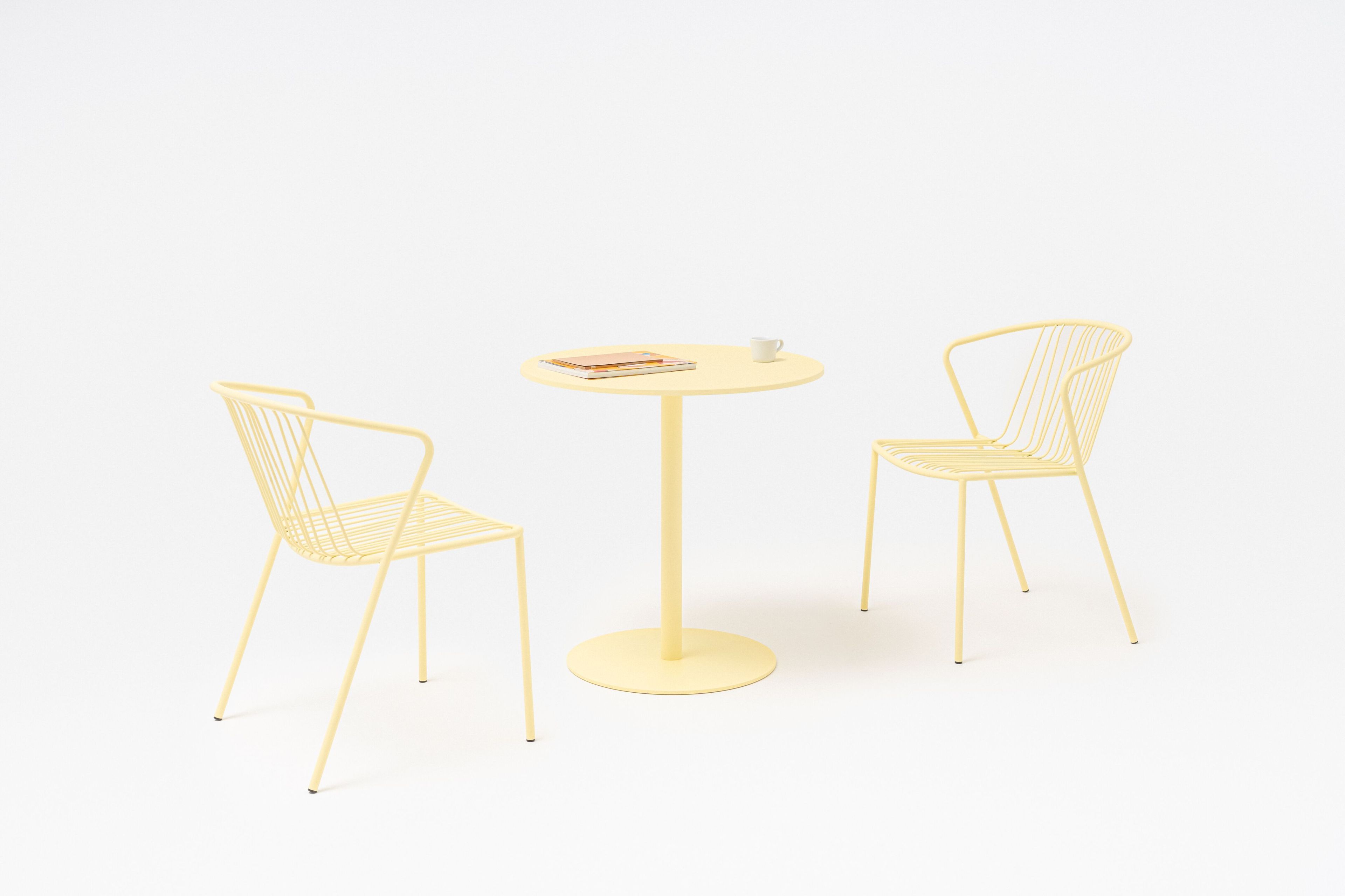 Круглый журнальный столик из оцинкованной стали MDD BOLT ARCH-00046129 - Вид №5