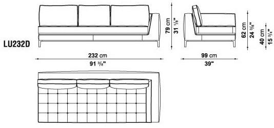 Maxalto Модульный угловой диван из ткани Lucrezia sun-id-1346409 - Вид №28