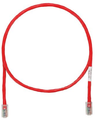 UTPCH5MRDY Copper patch cord, category 5e, red utp Panduit Santreyd 