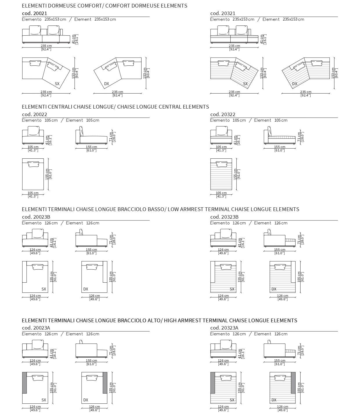 Модульный тканевый диван Frigerio Эдди ARCH-00072713 - Вид №10