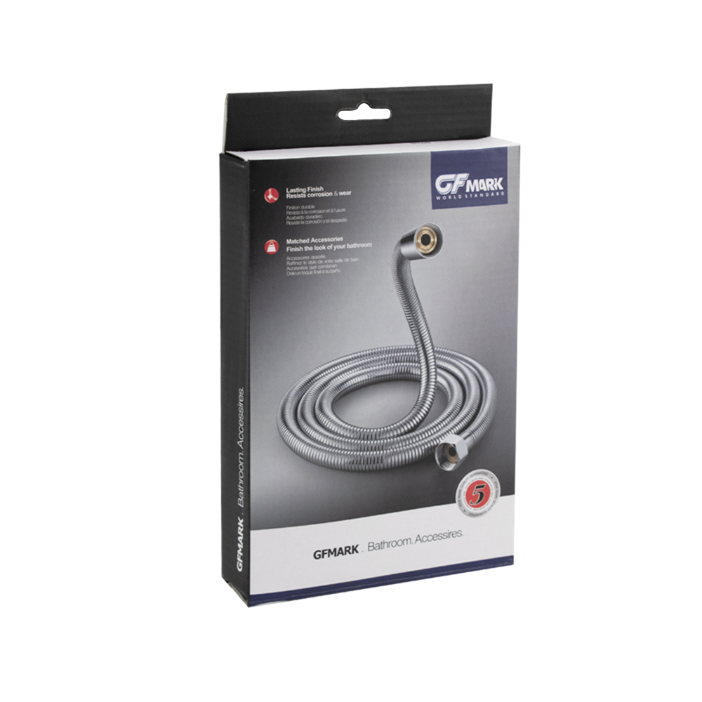 GFmark - Шланг душевой 1/2", армированный, 1,5 м. (усиленный), код: 3785  - Вид №1