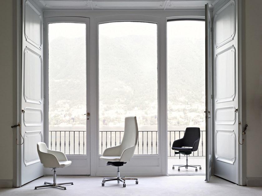 Sinetica Мягкое кожаное кресло с 4-мя спицами и подлокотниками Captain sun-id-1371911 - Вид №3