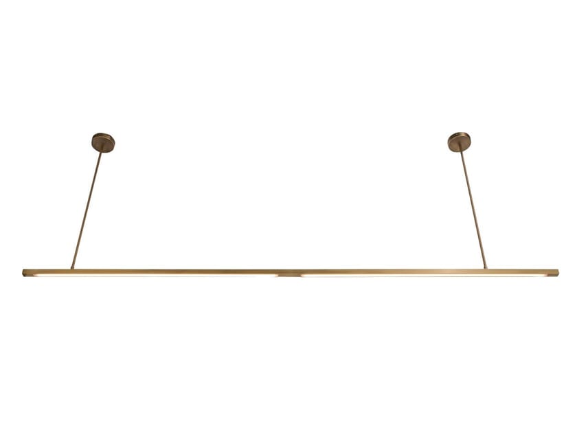 Латунный светодиодный подвесной светильник Lampex Italiana Zoe ARCH-00046256