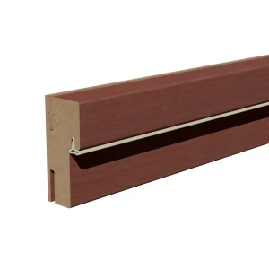 Дверная коробка телескопическая Италия 2070х70х29 мм ПВХ ламинация цвет итальянский орех