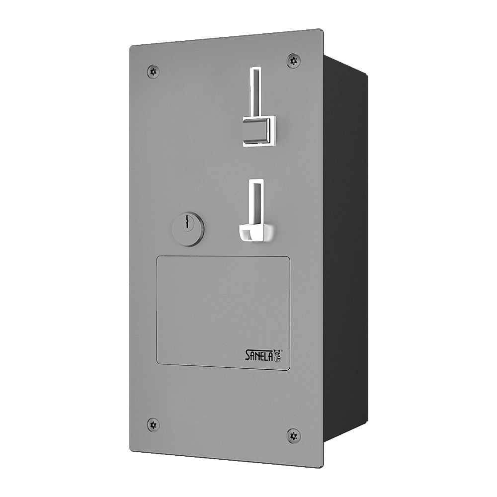 88034 Встроенный монетный и жетoнный автомат для 1 душа - интерактивное управление SANELA 