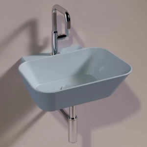 WA08TELAMATT Подвесная раковина настенная прямоугольная Simas