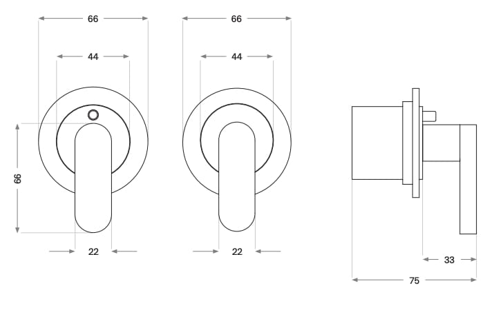 Набор термостатических ванн из нержавеющей стали с ручным душем COCOON John Pawson ARCH-00008459 - Вид №2