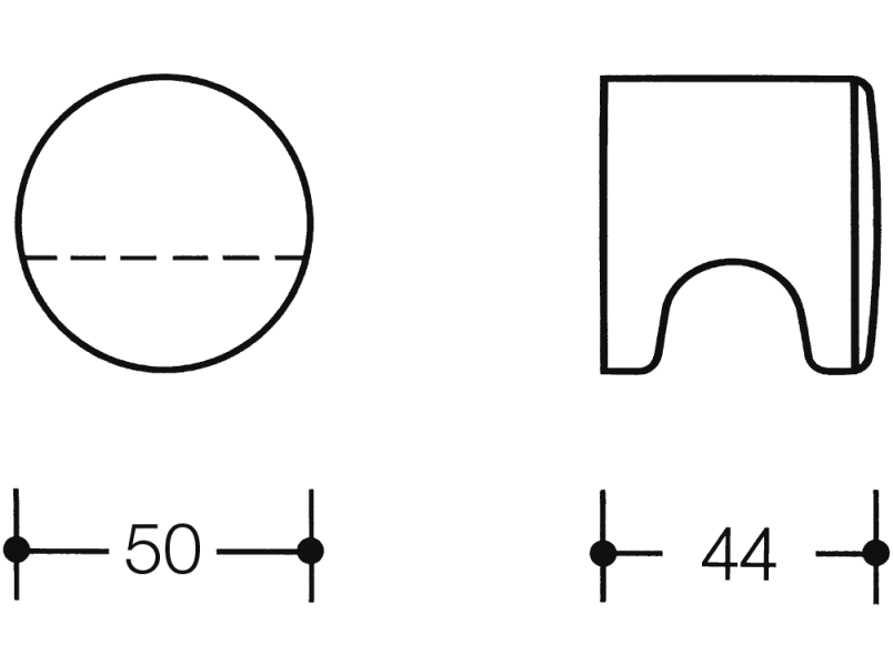 557.50.6 мебельная ручка HEWI USA Produkte  - Вид №2
