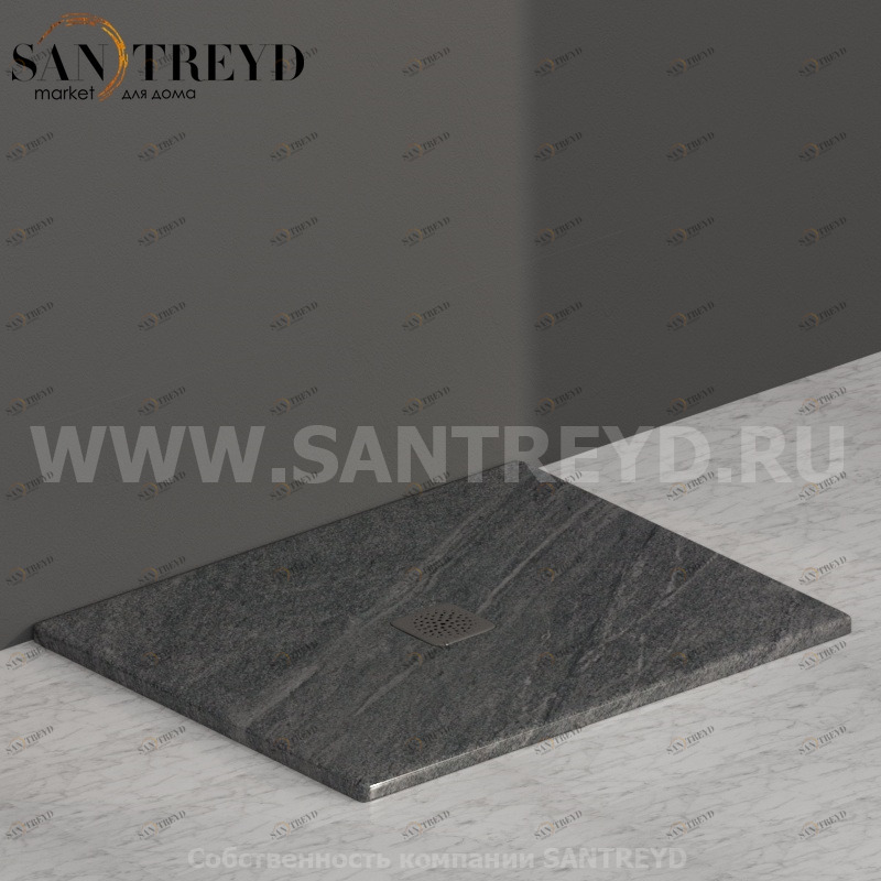 DT100SG Душевой поддон 100x80 керамический Globo Ceramica Globo DOCCIATRE