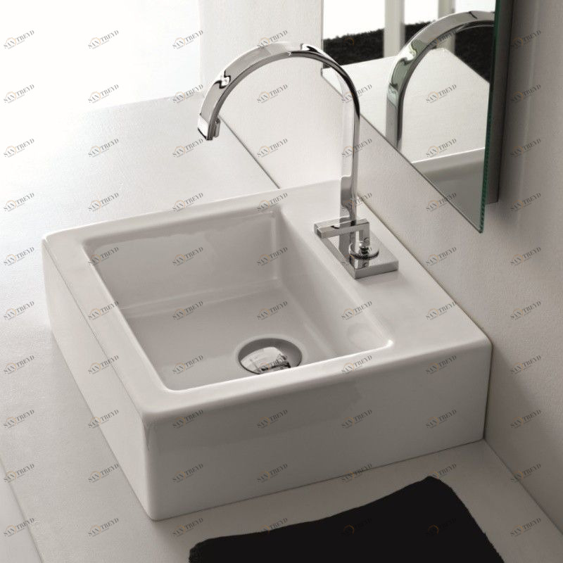 43515 Накладная раковина на столешницу  овальная Ceramica Hidra 