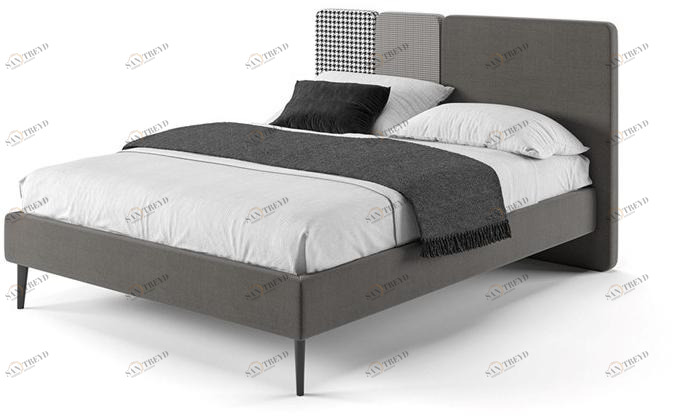 TUMIDEI Мягкая кровать со съемным чехлом из ткани sun-id-1379168