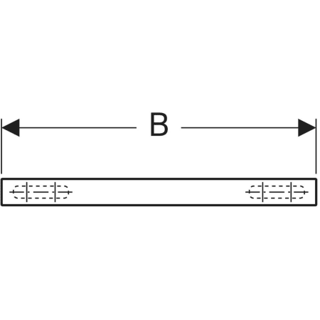 840992000 Настенная полка Geberit iCon Geberit  - Вид №3