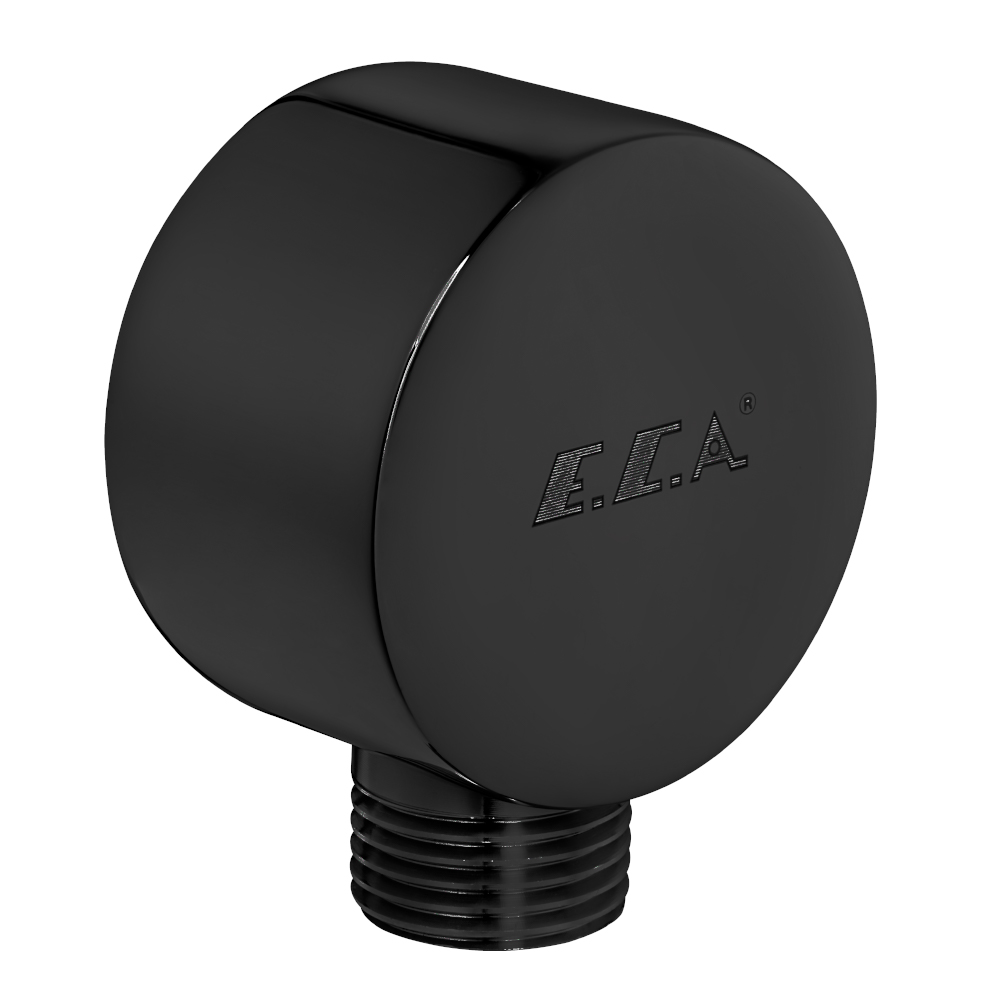 102126634c1  Кронштейн для душевой кабины (минимальный) - матовый черный Eca  - Вид №1
