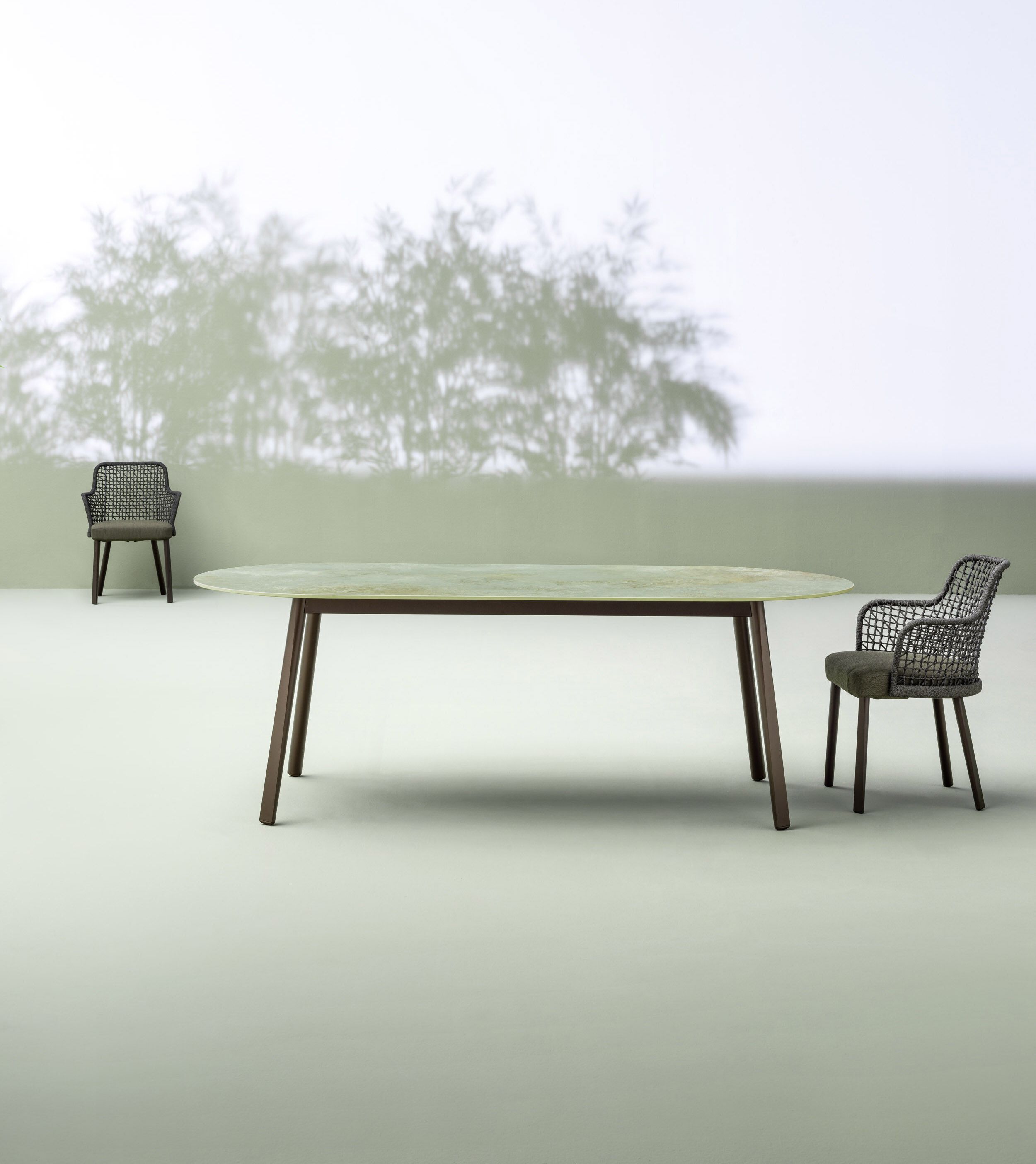 Алюминиевый стул с порошковым покрытием с подлокотниками Varaschin Эмма ARCH-00068597 - Вид №4