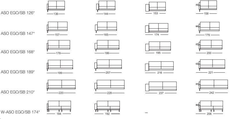 Угловой диван из ткани Rolf Benz Rolf Benz 011 EGO ARCH-00030916 - Вид №6