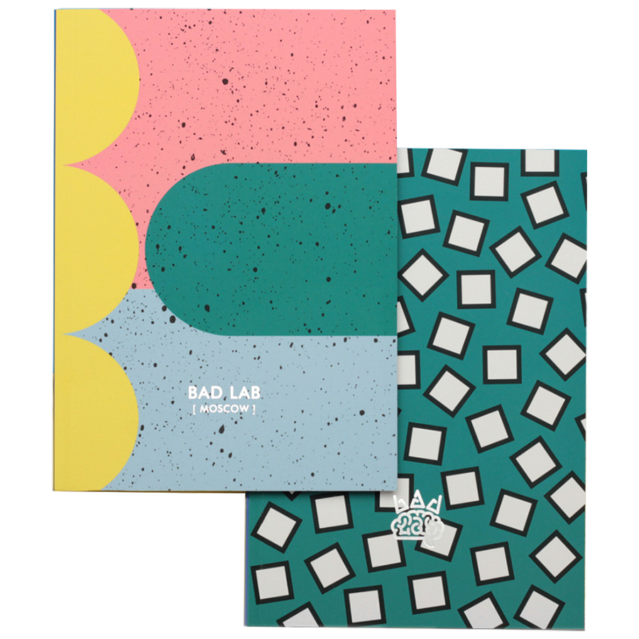 0212 Блокнот а5 memphis - fall BadLab 