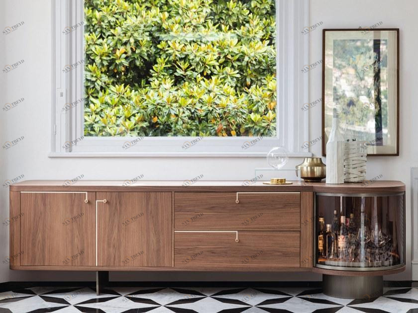 Porada Буфет / барный шкаф из орехового дерева Iron sun-id-1393159