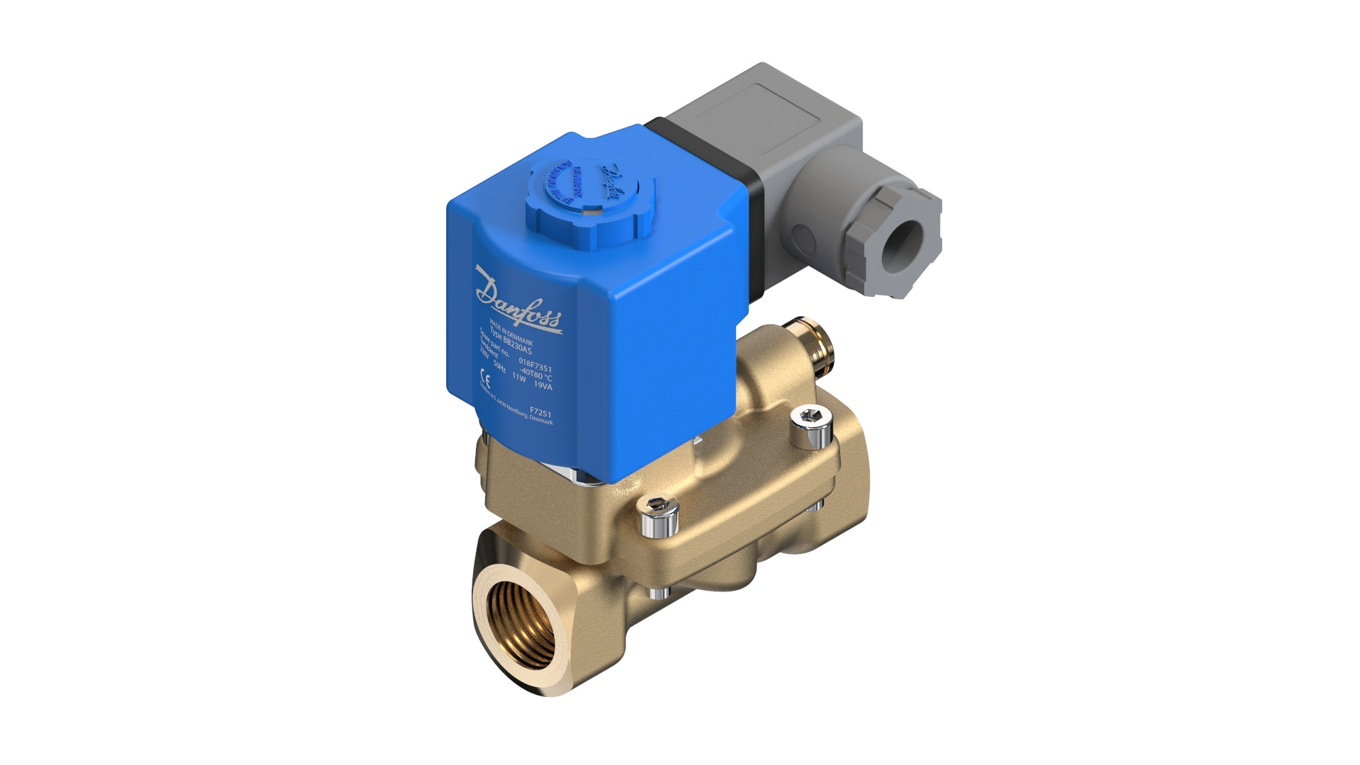 Danfoss EV220B — двухходовые электромагнитные клапаны для общей промышленности Клапан электромагнитный EV220B 032U8510  - Вид №23