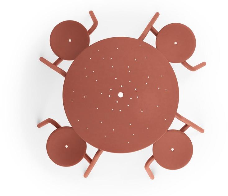 Extremis Круглый стол для пикника со встроенными стульями sun-id-1478990 - Вид №3