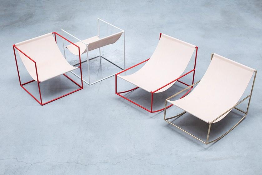 valerie_objects Кресло-качалка из латуни с подлокотниками  V9018019  - Вид №21