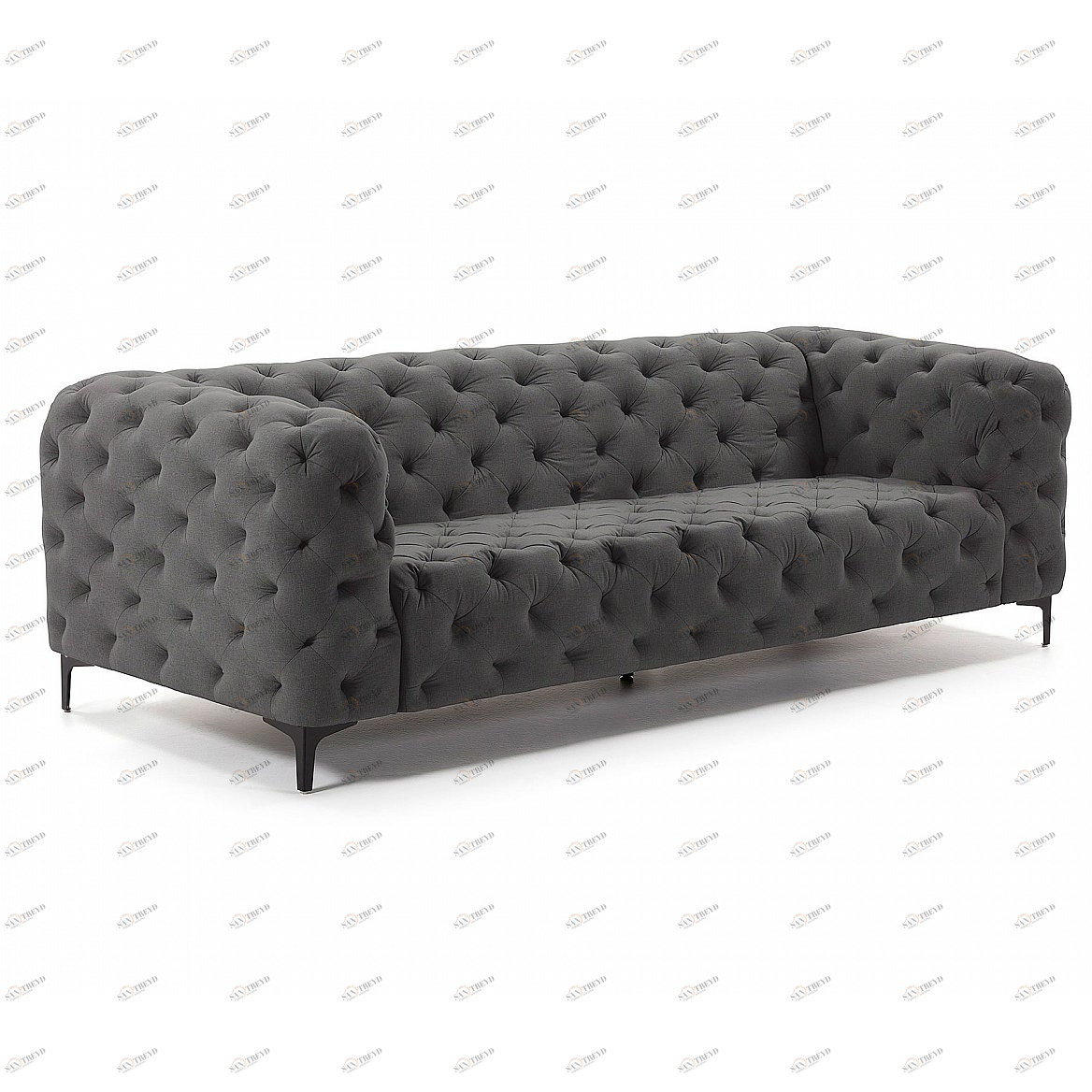 Диван Maisha трехместный темно-серый от La Forma LA FORMA ДИЗАЙНЕРСКИЕ 288904 Серый 