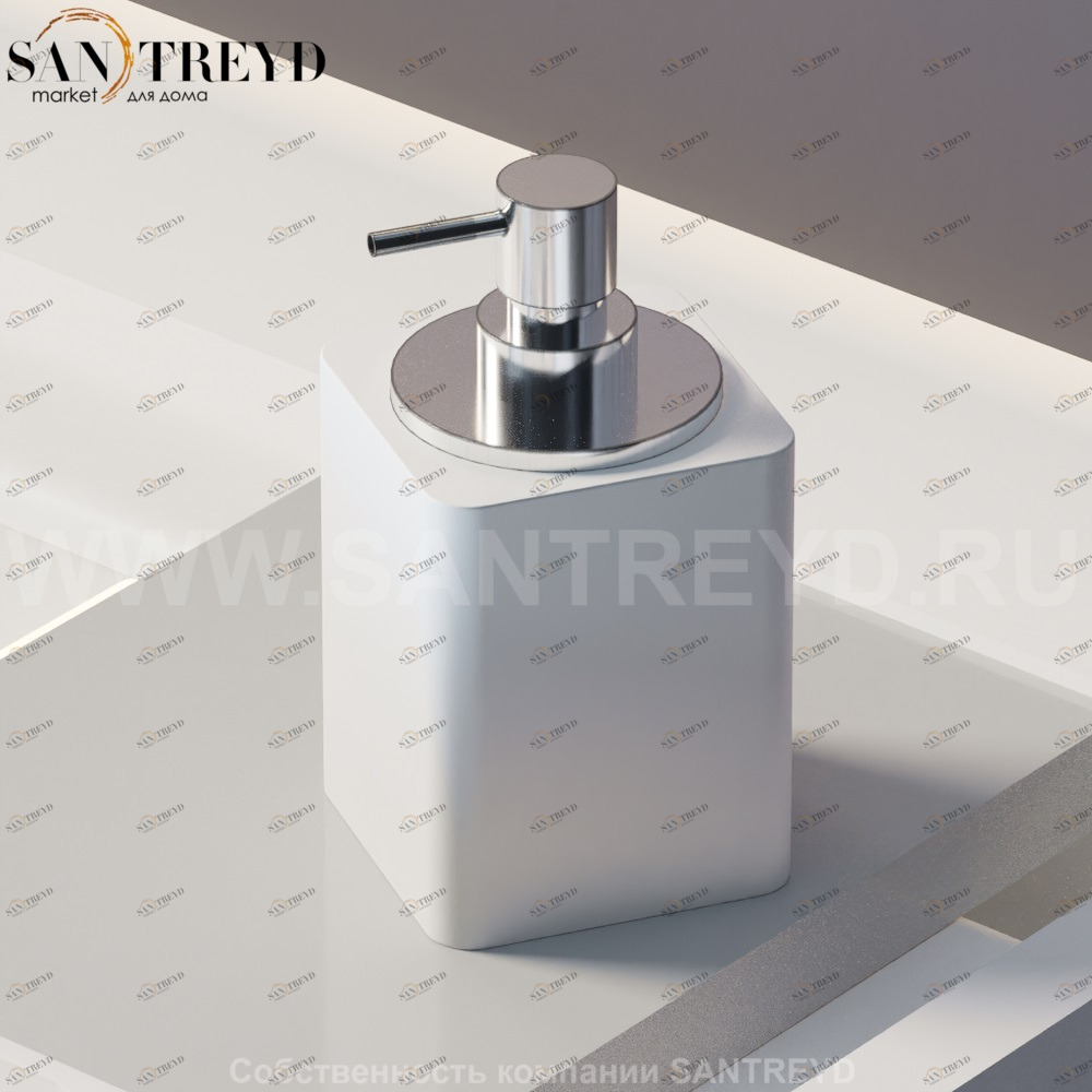 EVOLUZIONE Диспенсер для жидкого мыла белый ACOM0633Z Agape