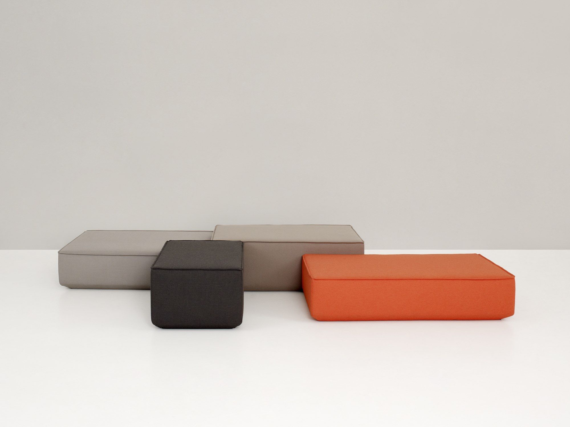 Модульный прямоугольный пуф из ткани Cubit by Mymito ARCH-00027759 - Вид №4