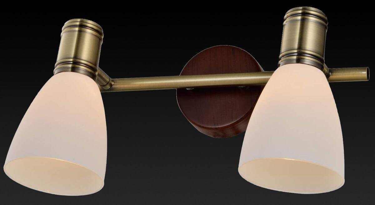 Спот настенный на 2 лампы белый Sharyl TL3720Y-02BB TOPLIGHT SHARYL 00-3926403 Белый;золото  - Вид №1