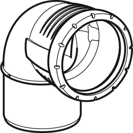 393.421.14.1 Отвод Geberit Silent-Pro Geberit  - Вид №10