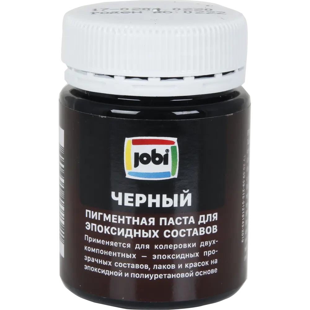 Пигментная паста Jobi для эпоксидных составов 40 мл цвет черный STLM-2142777