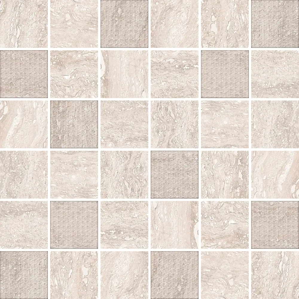 Мозаика керамическая Azori Ascoli Mosaic 30x30 см цвет серый 82604084 STLM-2081990