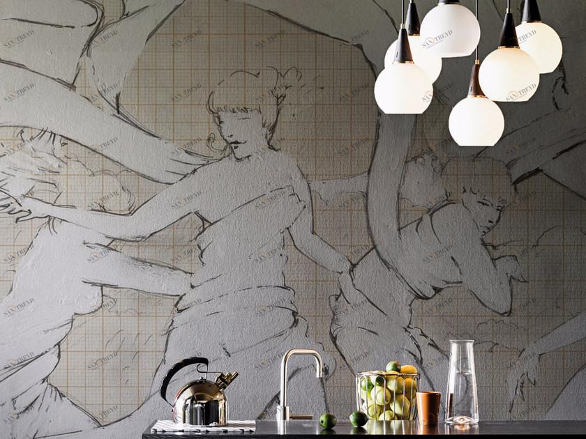 Wall&decò Обои на стену Contemporary wallpaper 2016 sun-id-1354984