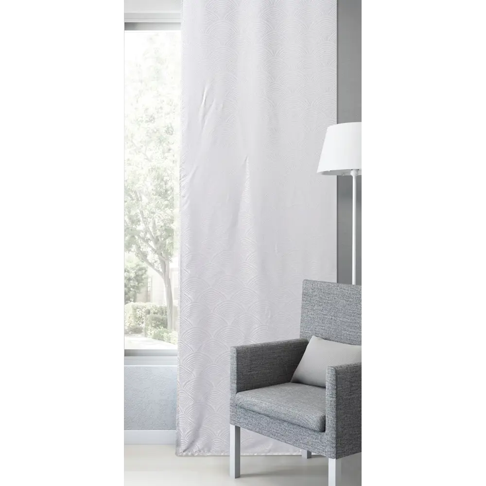 Тюль на ленте Lite Pure 250x260 см цвет белый 82922239 STLM-2093929 INSPIRE  - Вид №1