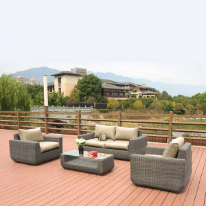 AFM-4018B Grey Комплект мебели с диваном Afina