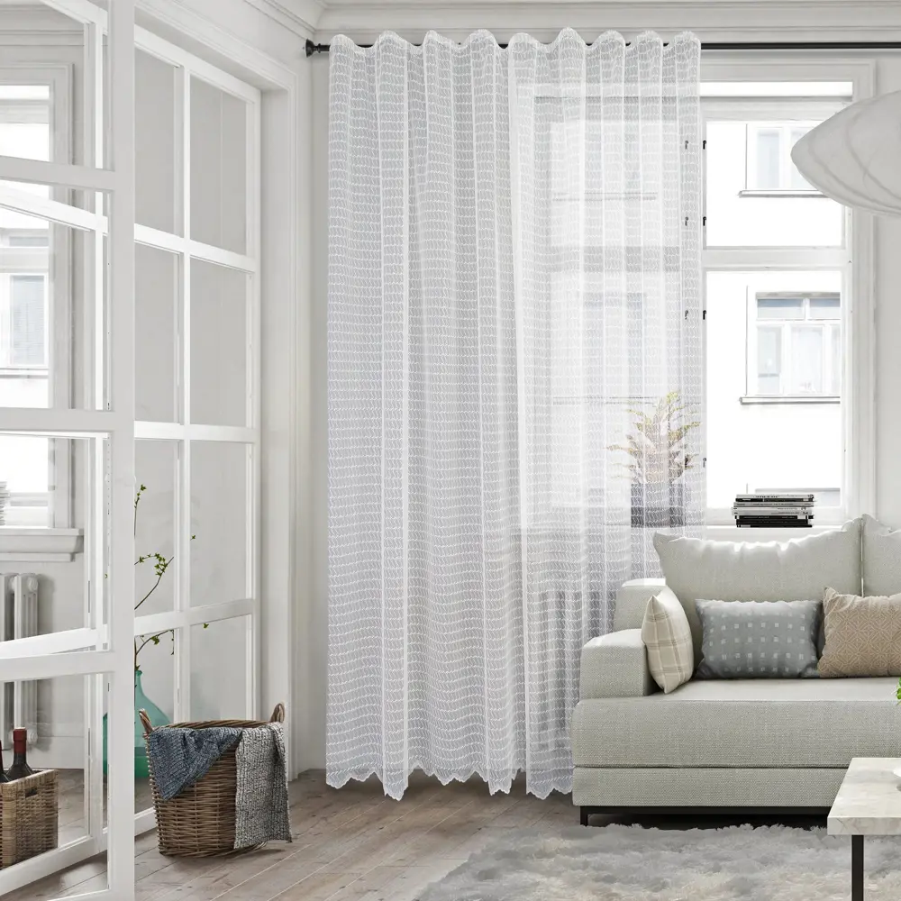 Тюль 1 м/п Erika сетка 290 см цвет белый 85342203 STLM-2081094 AMAZONTEXTILE  - Вид №3
