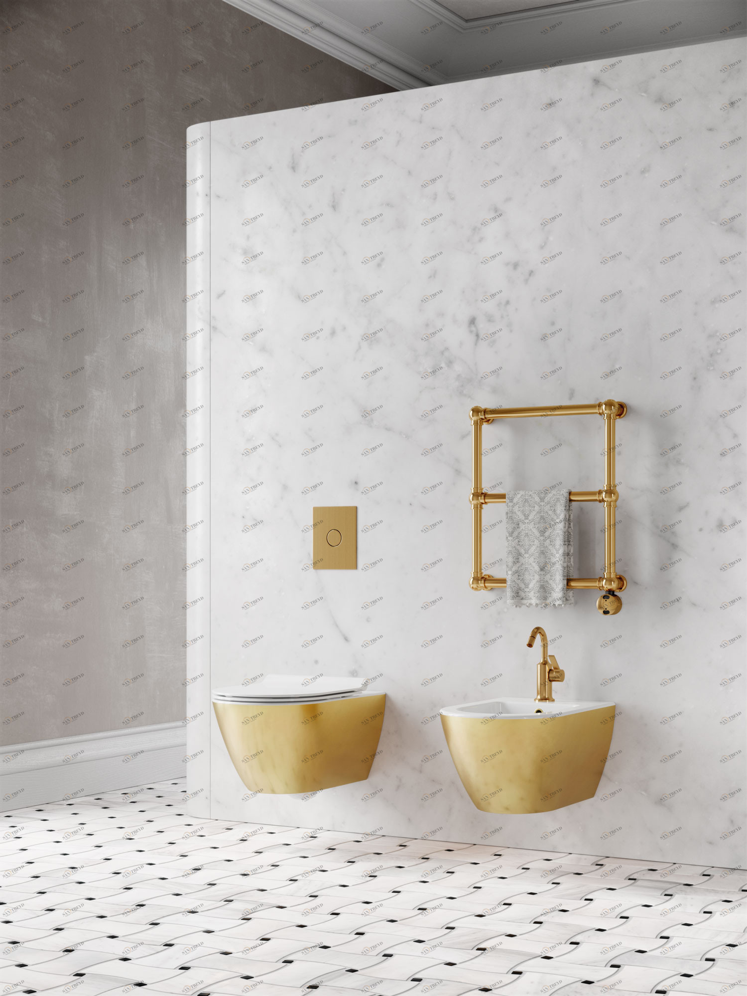 8865150 Биде подвесное  GSI ceramica 