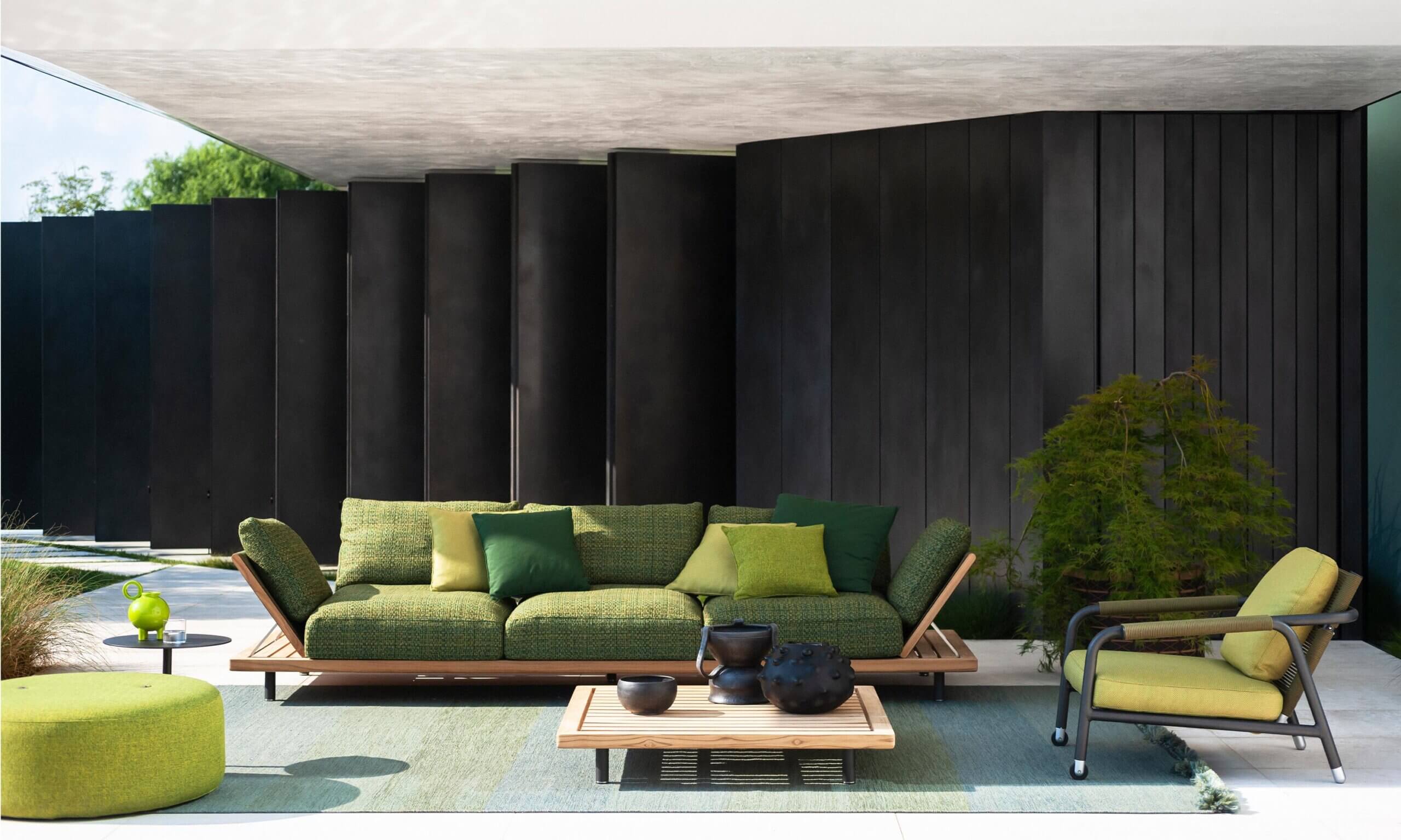 Низкий квадратный стол из тикового дерева RODA Philia ARCH-00050369 - Вид №2