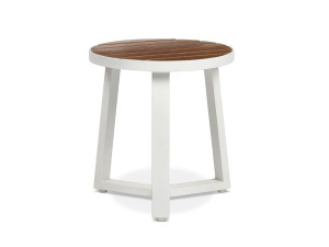 Алюминиевый круглый журнальный столик