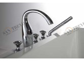 Смеситель на ванну  на пять отверстий SWAN F54287C bravat