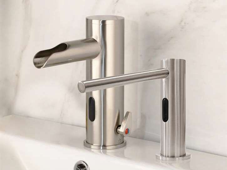 Диспенсер для мыла / кран для общественных туалетов из никеля Fontana Showers голубой ARCH-00041418